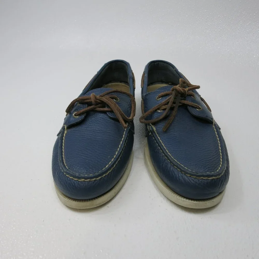 G. H. Bass & Co. Leather Men Nautical Casual Deck Boat Shoes Footwear Sz 10.5 M